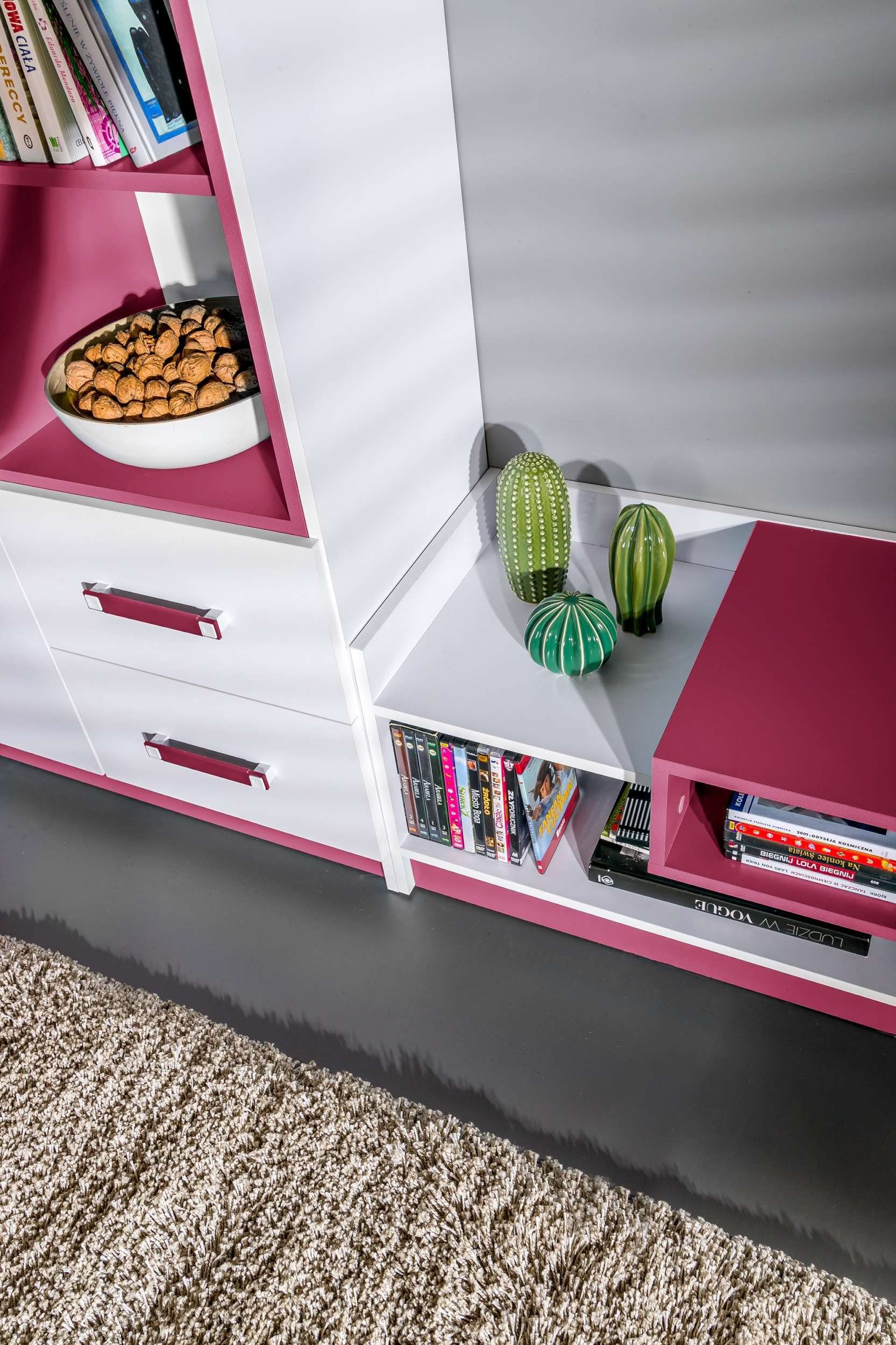 99rooms Lowboard Taira (TV-Kommode, TV-Schrank), 2 offene Fächer, mit Schublade, Vollauszug, viel Stauraum, Modern Design