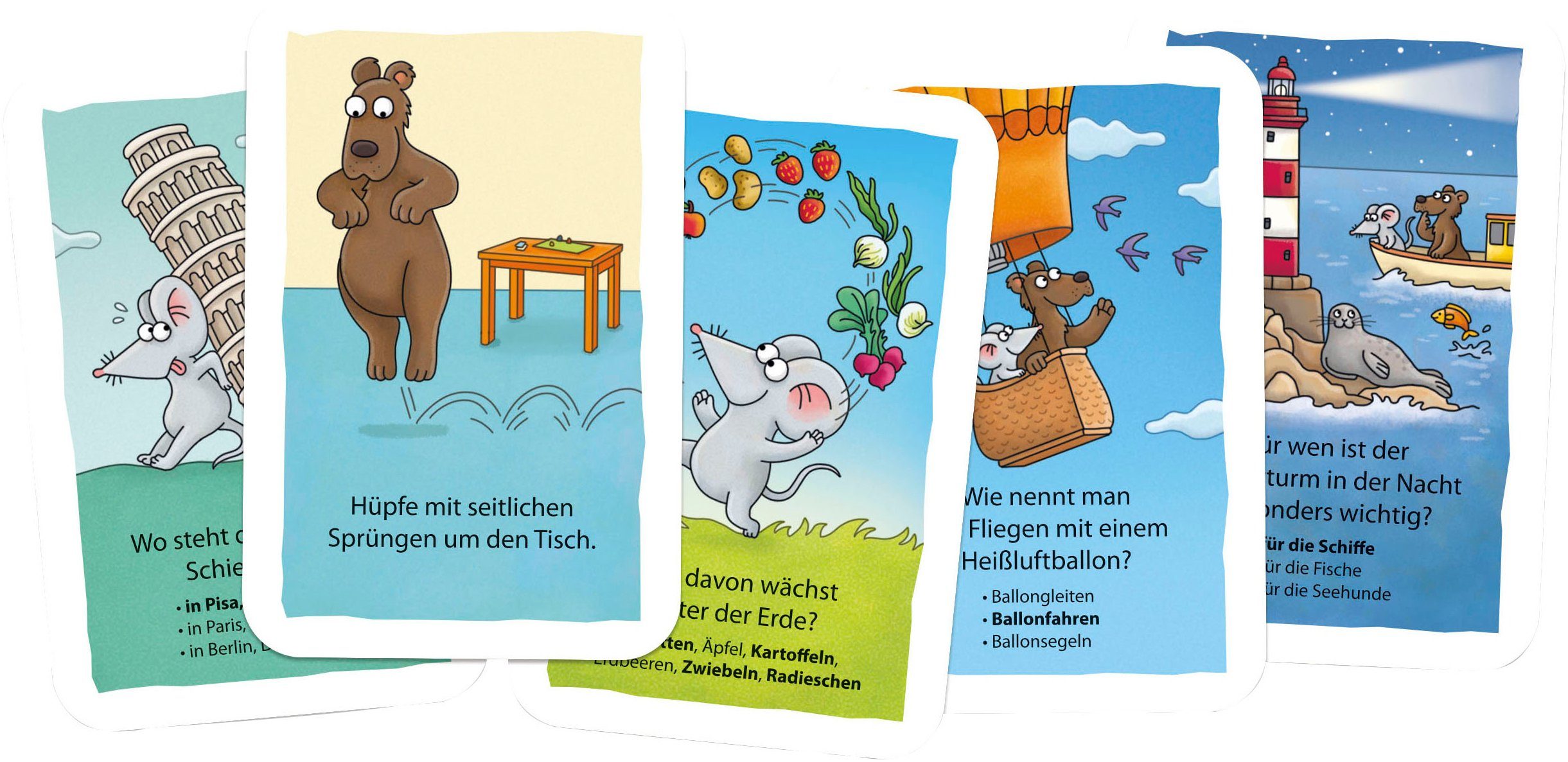 Schmidt Spiele Spiel Mauseschlau & Bärenstark, Wissen, Lachen, Sachen Machen, Made in Europe