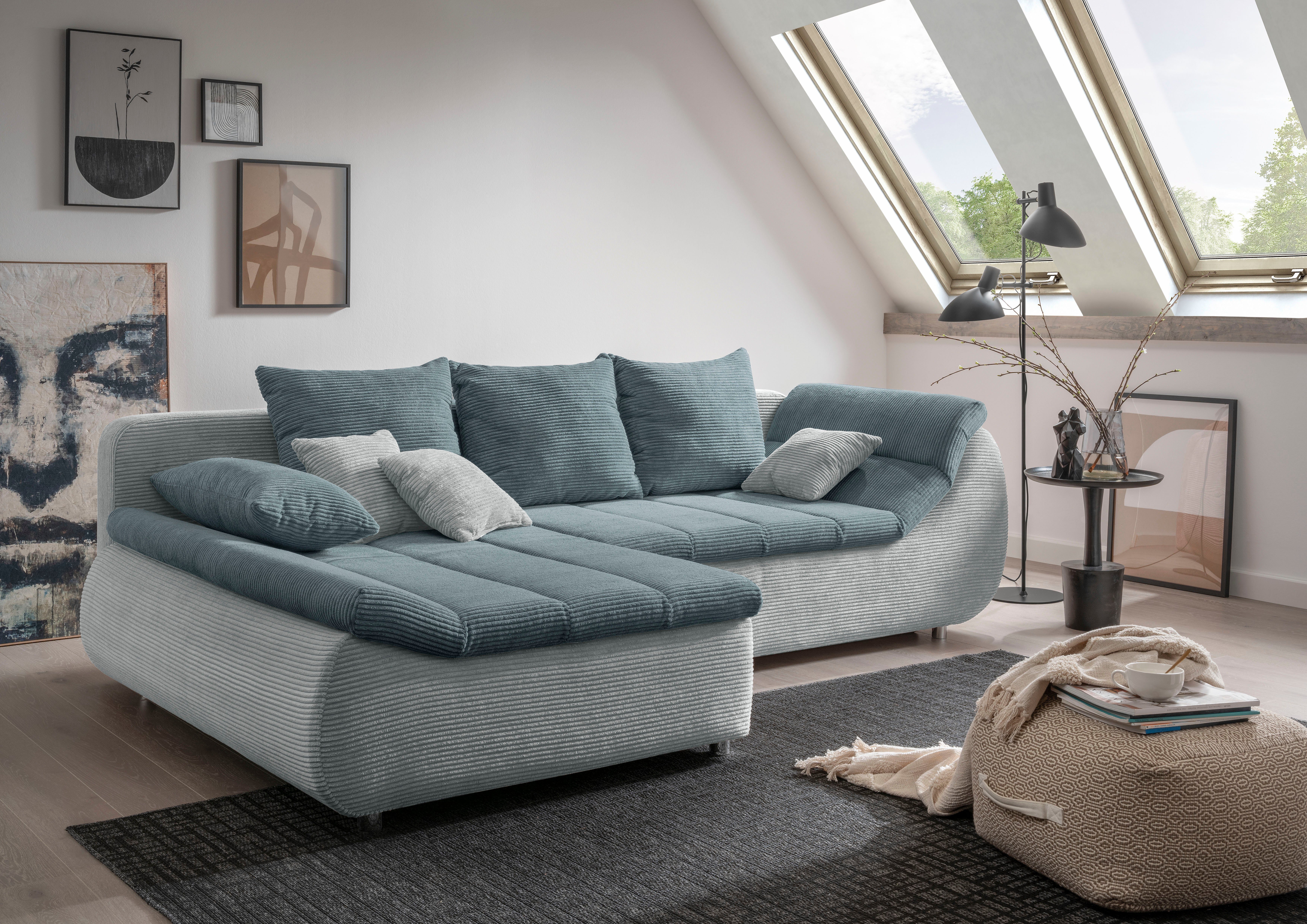 INOSIGN Ecksofa Imola elegant und bequem, günstig online kaufen