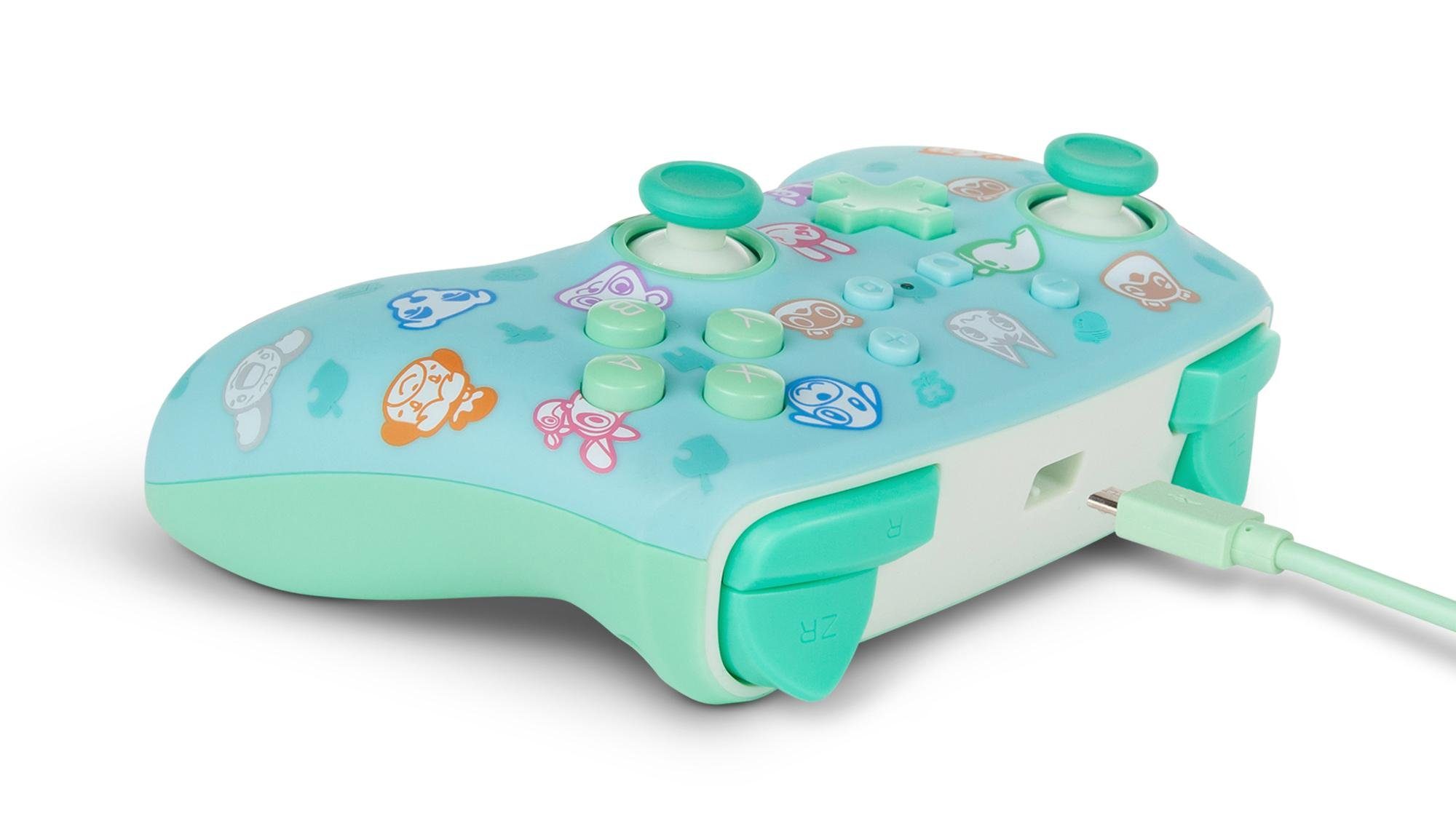 PowerA Nintendo Switch Controller - Animal Crossing Switch-Controller (Animal Crossing Design)