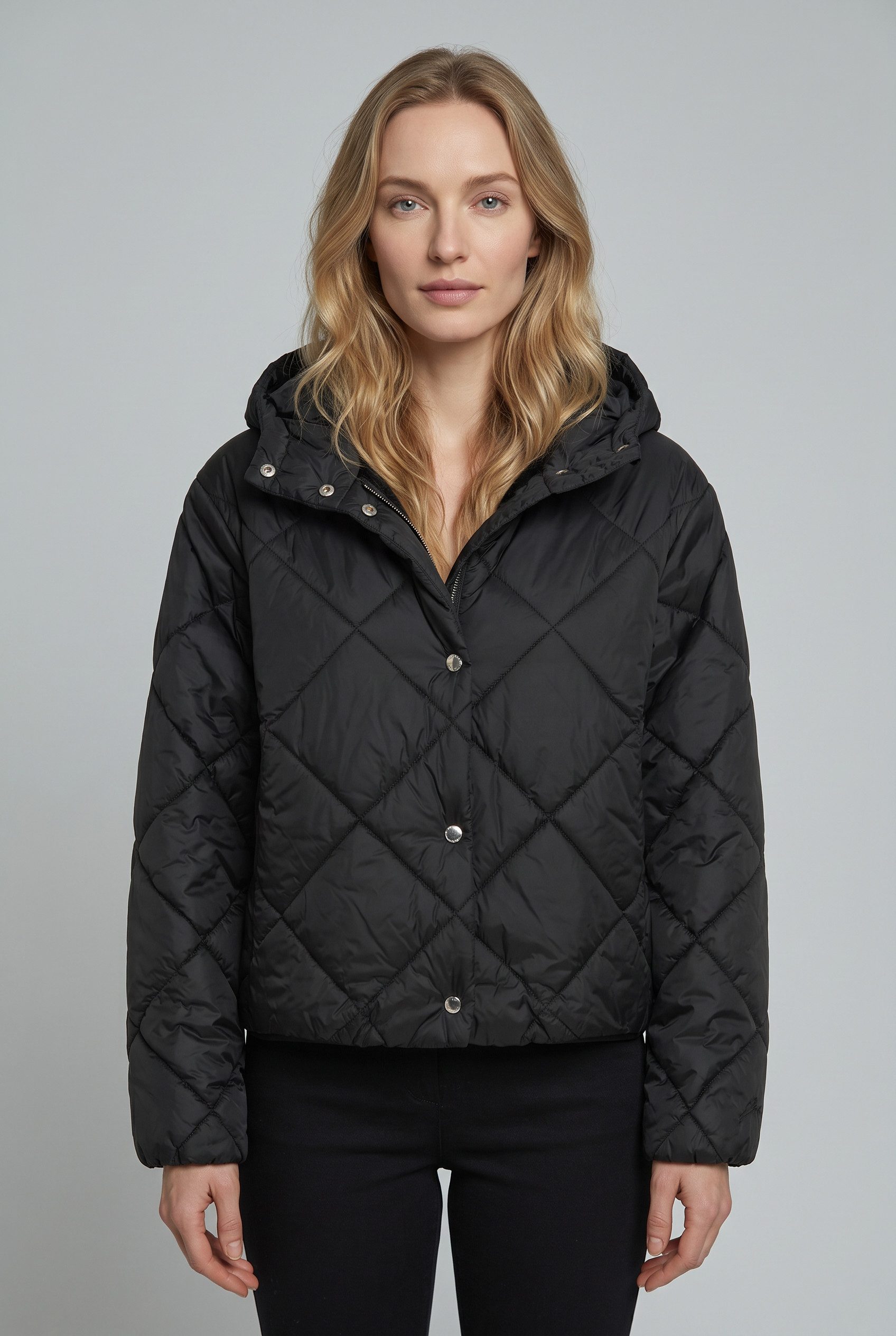 BOSS ORANGE Steppjacke Pikona Premium Damenmode mit Kapuze, Regular Fit