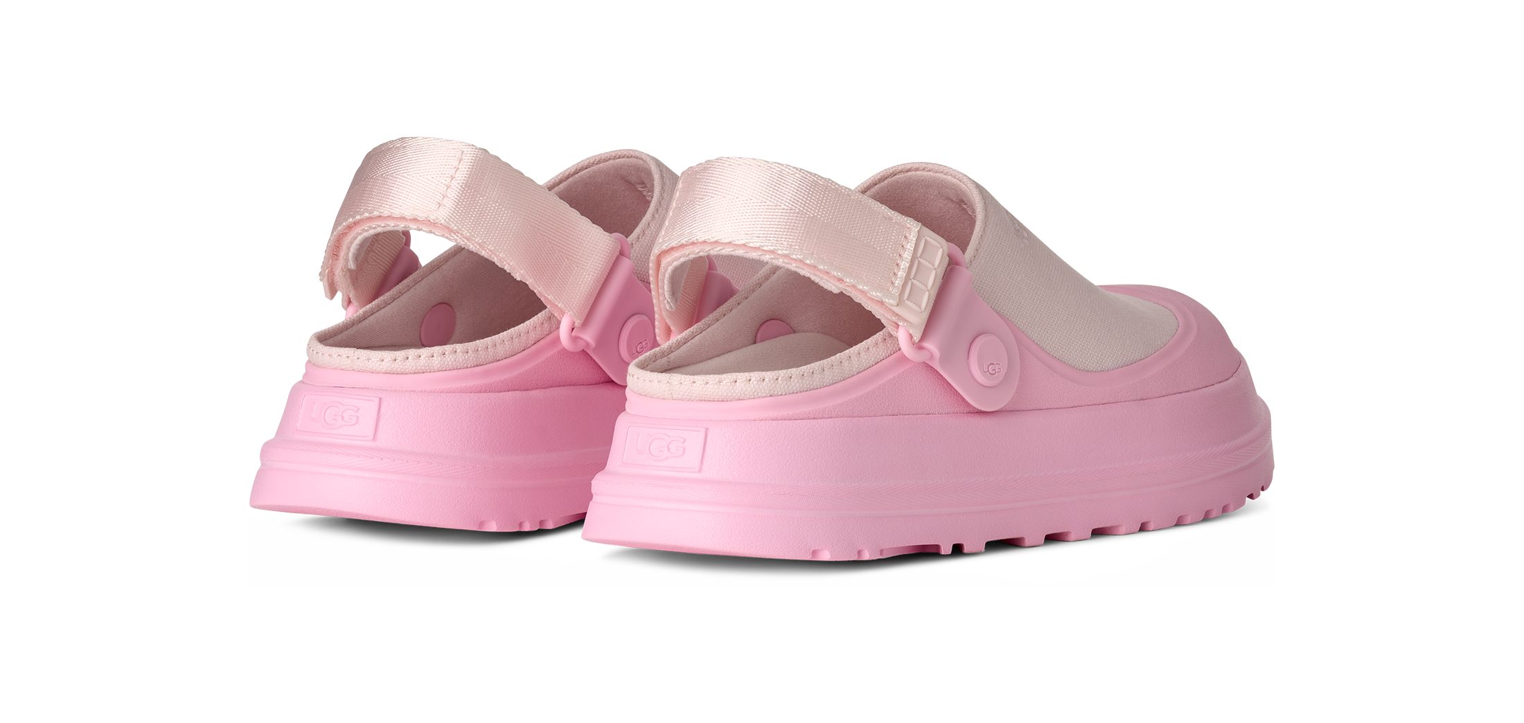 UGG GOLDDENGLOW CANVAS CLOG Clog Sabot, Schlupfschuh mit schwenkbarem Fersenriemen