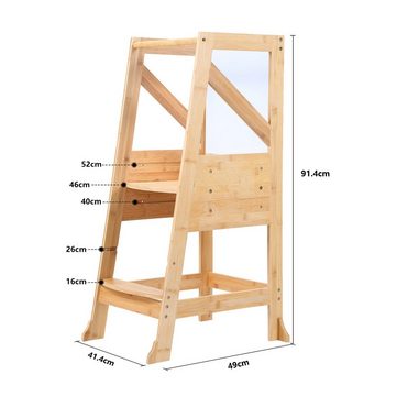 Randaco Stehhilfe Lernturm Küchenhelfer, Verstellbare Kleinkind Stufen