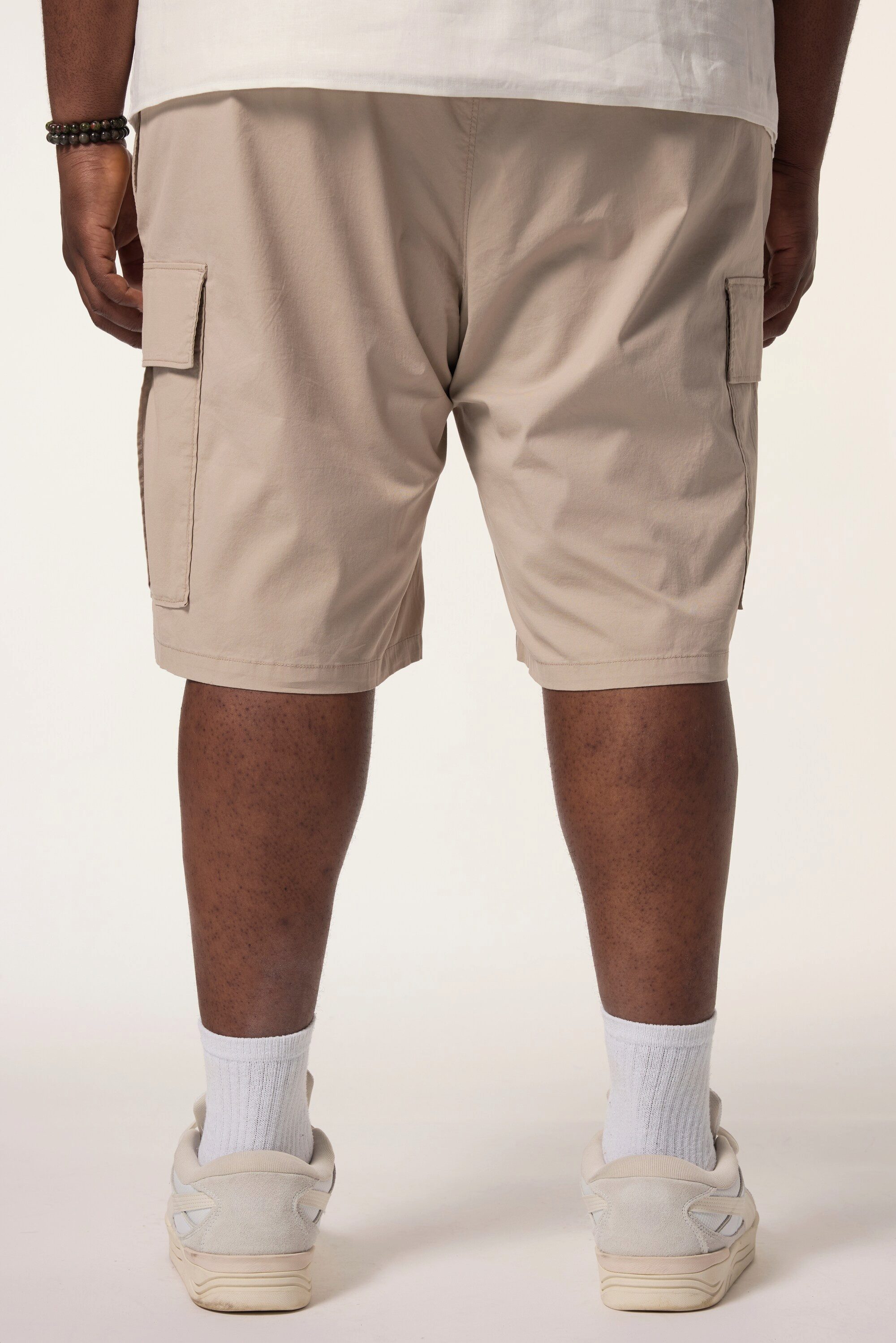 STHUGE Bermudas Cargo-Bermuda Baggy Fit Elastikbund