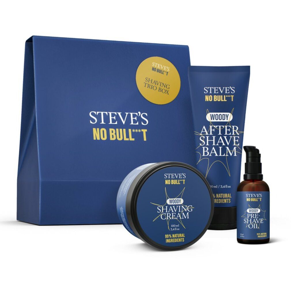 Steve´s Уход за кожей-Set Steve's Rasur Trio Geschenkset