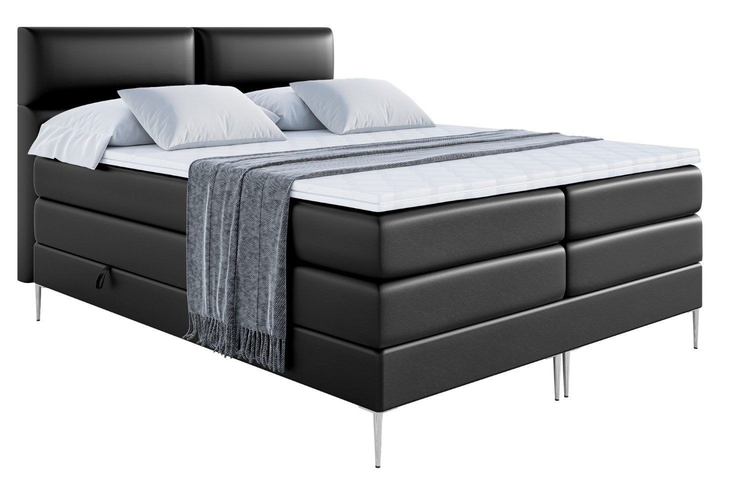 ALTDECOR Boxspringbett BOXI3-F KING (Multipocket-Matratze H4, günstig online kaufen