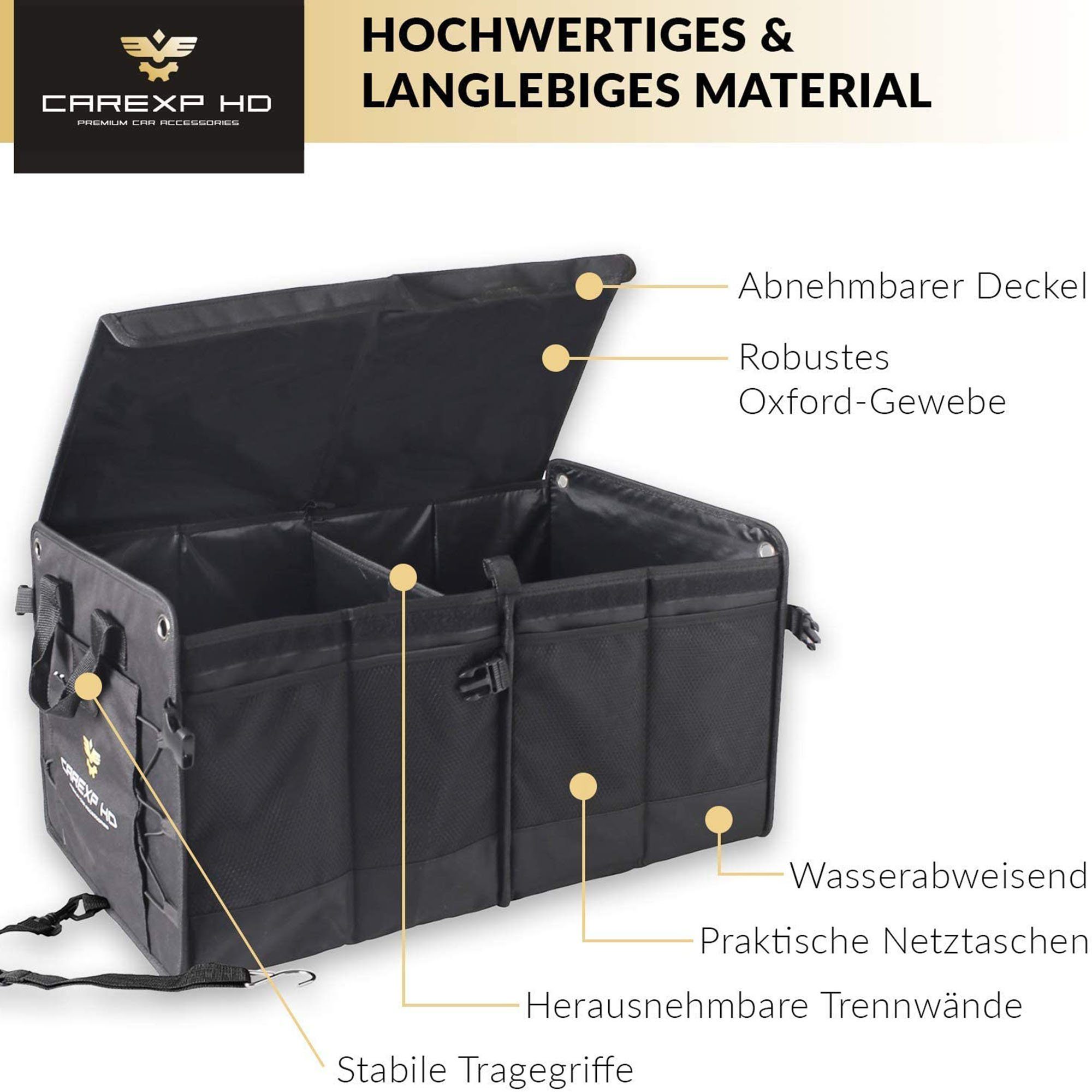 carexp HD Organizer Kofferraum Organizer