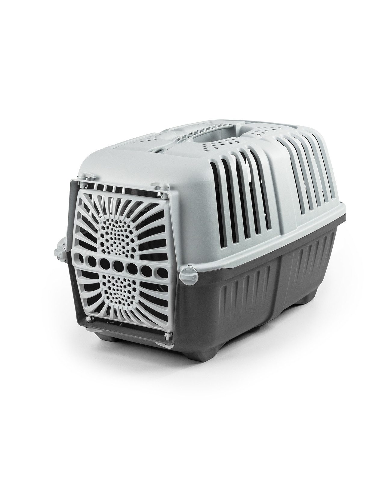 lionto Tiertransportbox lionto Transportbox für Tiere aus recyceltem Kunststoff, verschiedene, 55 cm x 36 cm x 36 cm, anthrazit