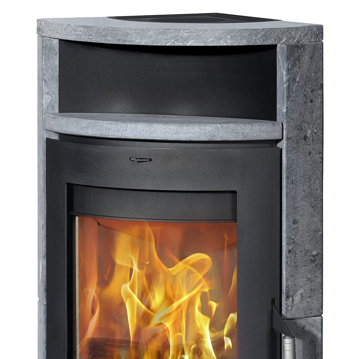 Fireplace Kaminofen Fireplace Samba Kaminofen Stahl Schwarz Speckstein, 6.1 kW, Kaminofen