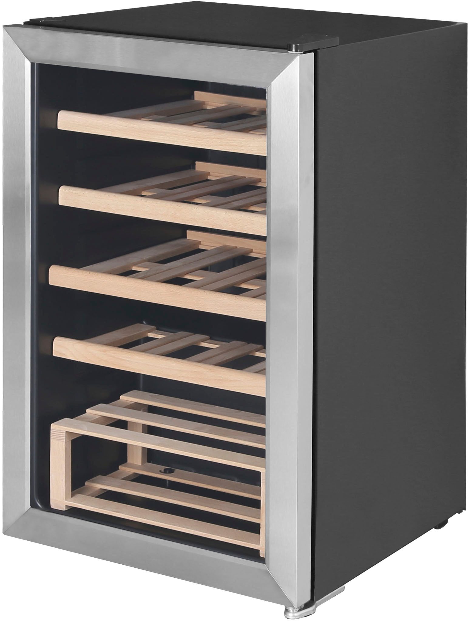 Hanseatic Weinkühlschrank HWC20FCBH-2, für 20 Standardflaschen á 0,75l,mit digitaler Temperaturanzeige, LED Beleuchtung