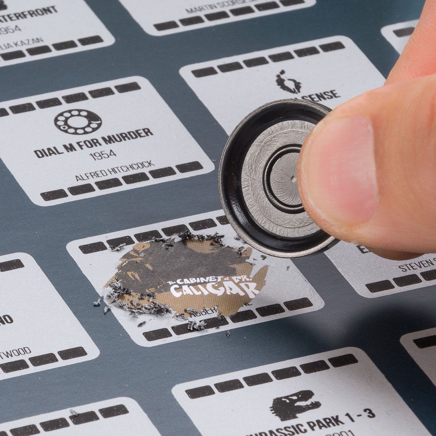 Goods+Gadgets Poster Top 250 Movie Bucket List, XXL Scratch Poster (Rubbelposter), Filmposter zum Rubbeln - Filme Ratgeber