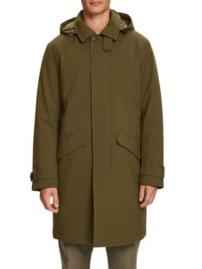 Esprit Collection Wintermantel Recycelt: Wattierter Mac Coat mit flexibler Kapuze