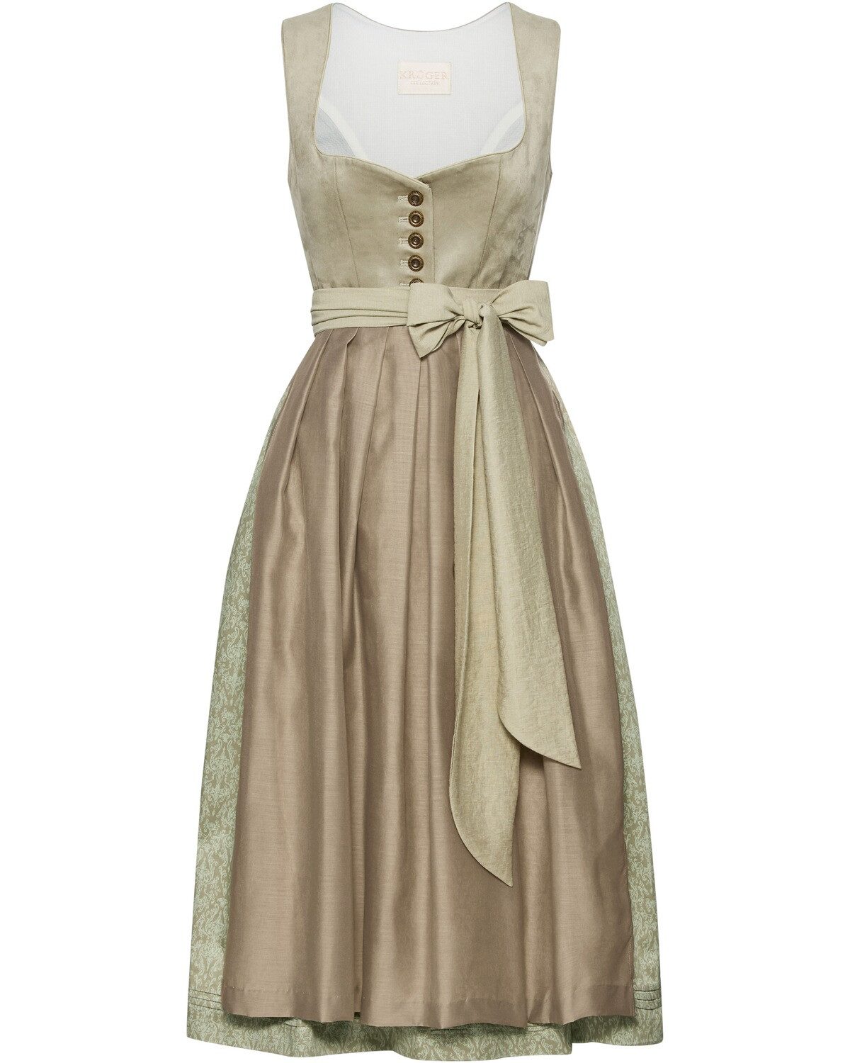 KRÜGER COLLECTION Dirndl Langes Samtdirndl Norelia