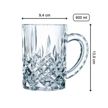 Nachtmann Bierglas Noblesse Bierkrüge 0,5 Liter 2er Set, Glas