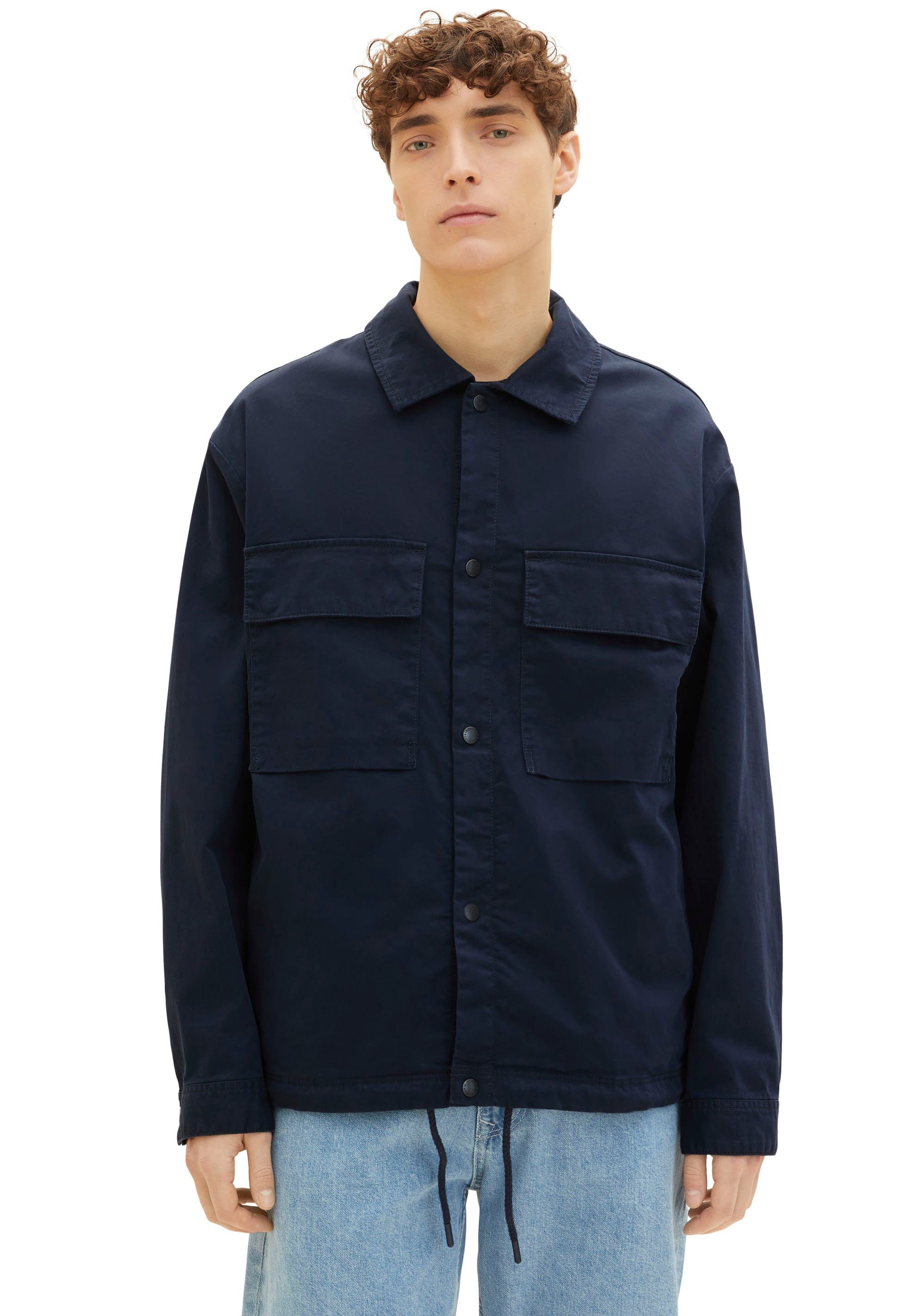 dunkelblau Denim TAILOR TOM Hemdjacke