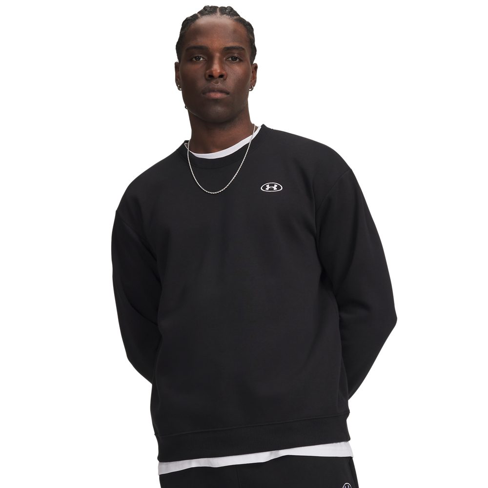 Under Armour® Sweatshirt UA RIVAL FLC CREW mit klassischem Crew-Design, aus Baumwolle und Polyester
