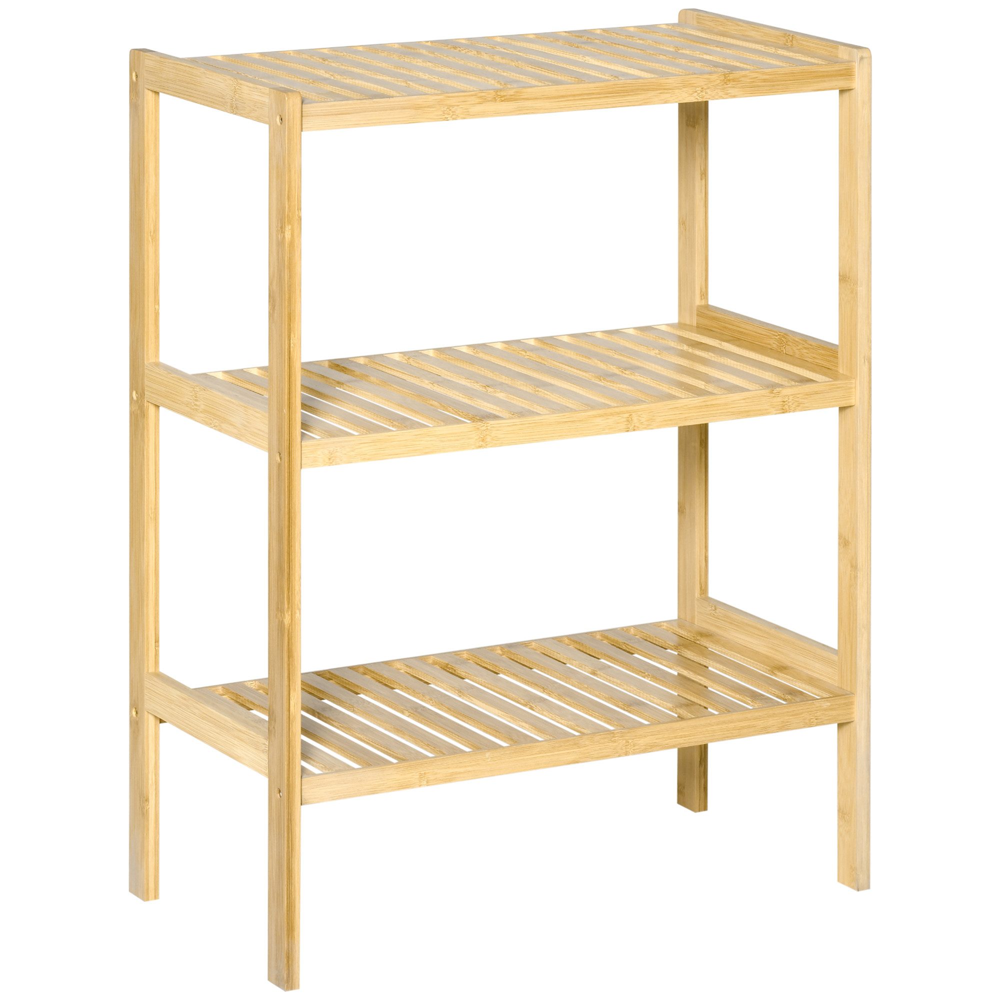HOMCOM Standregal Küchenregal mit 3 Ebenen, günstig online kaufen