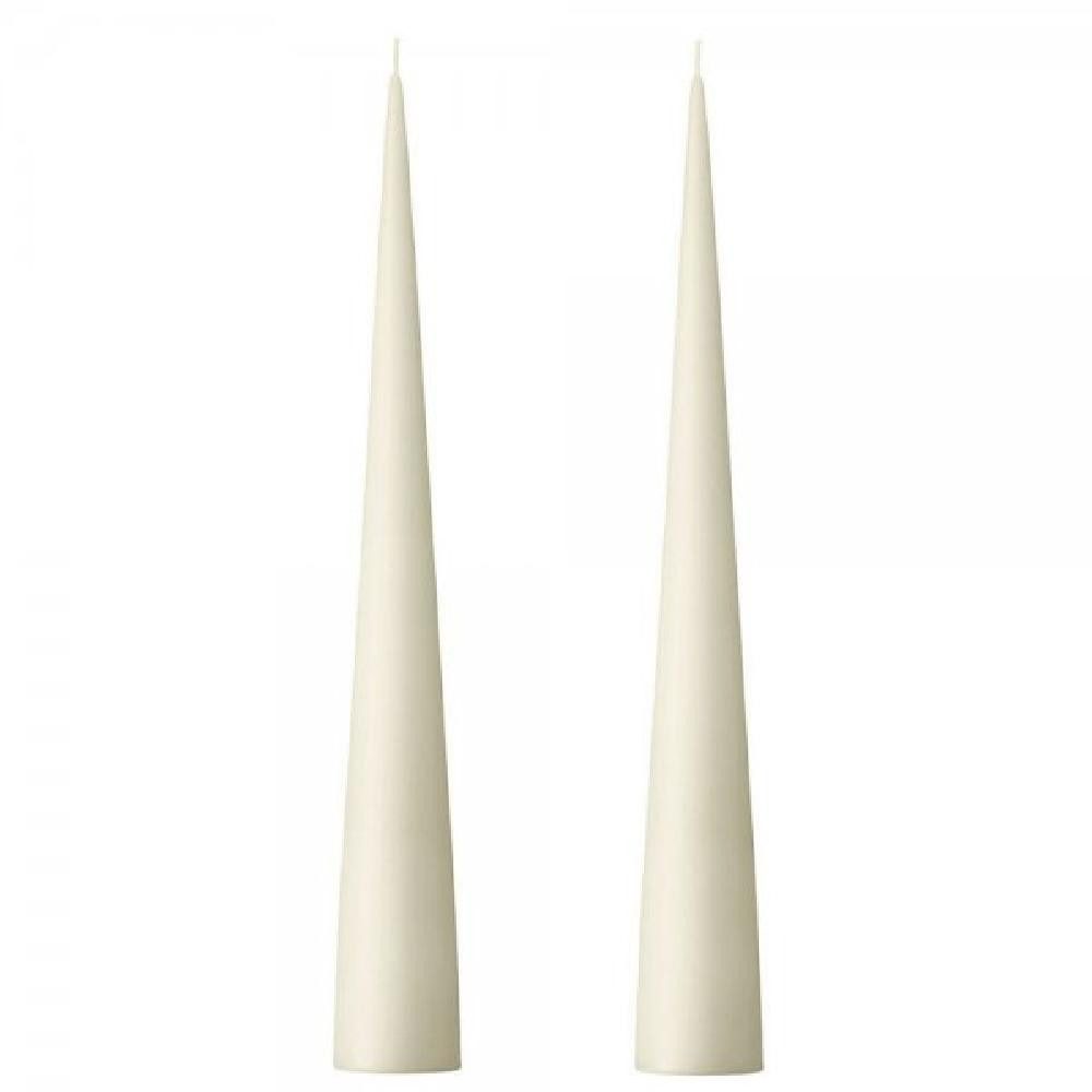 ester & erik Tafelkerze Kegelkerzen Set Cone Candle Silky (37cm) (2-teilig)