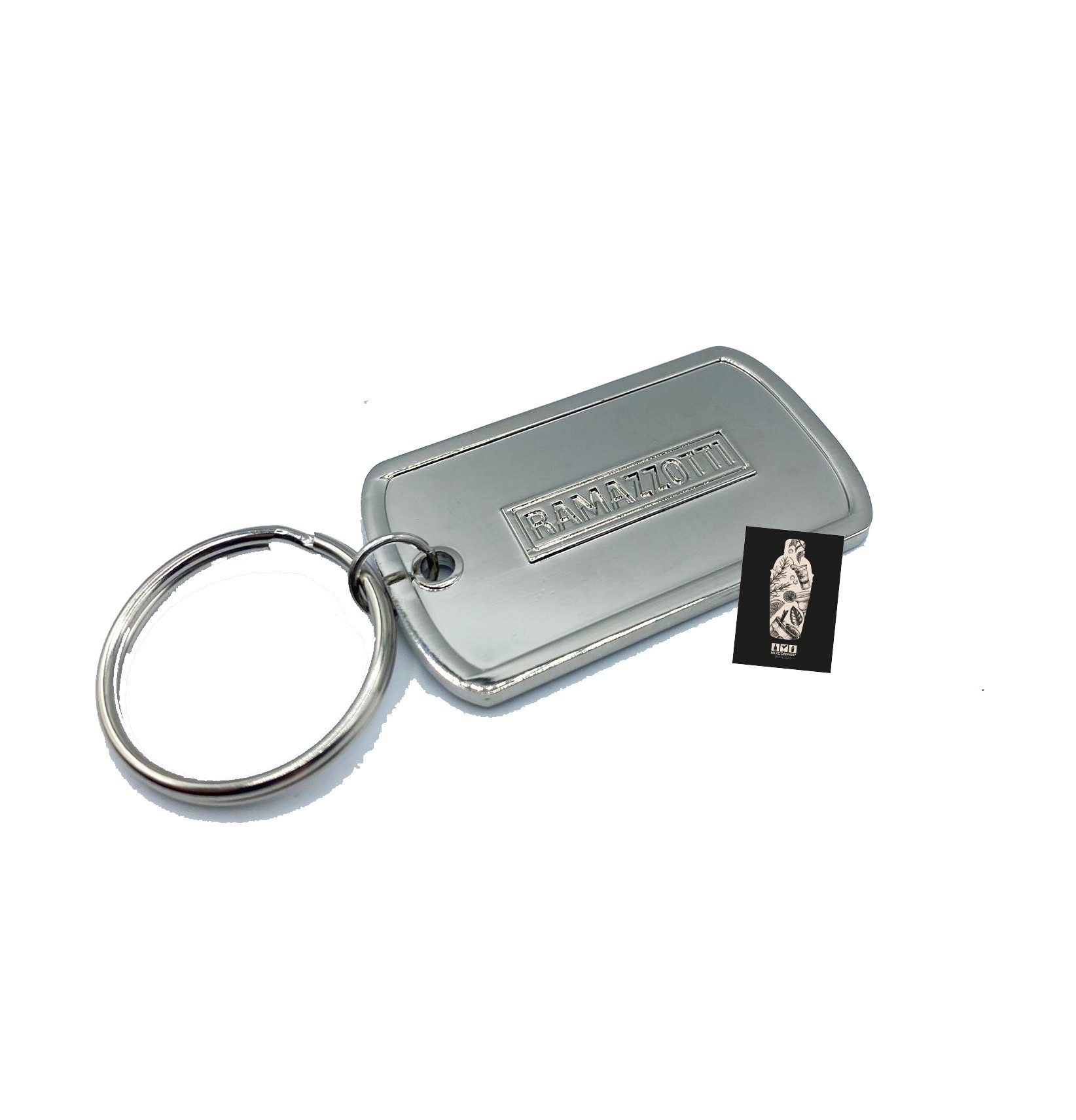 All In Schlüsselanhänger Ramazzotti 5x Schlüsselanhänger 5er-Set aus Metall inkl. Mixcompany