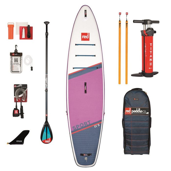 Red Paddle SUP-Board Red Paddle Co SUP SET SPORT SE 11'3" x 32" x 4 7&quot