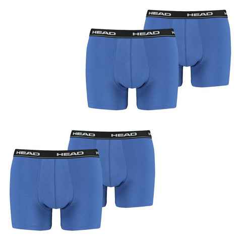 Head Boxershorts BASIC BOXER 4er Pack (4-St) mit Logo Webbund