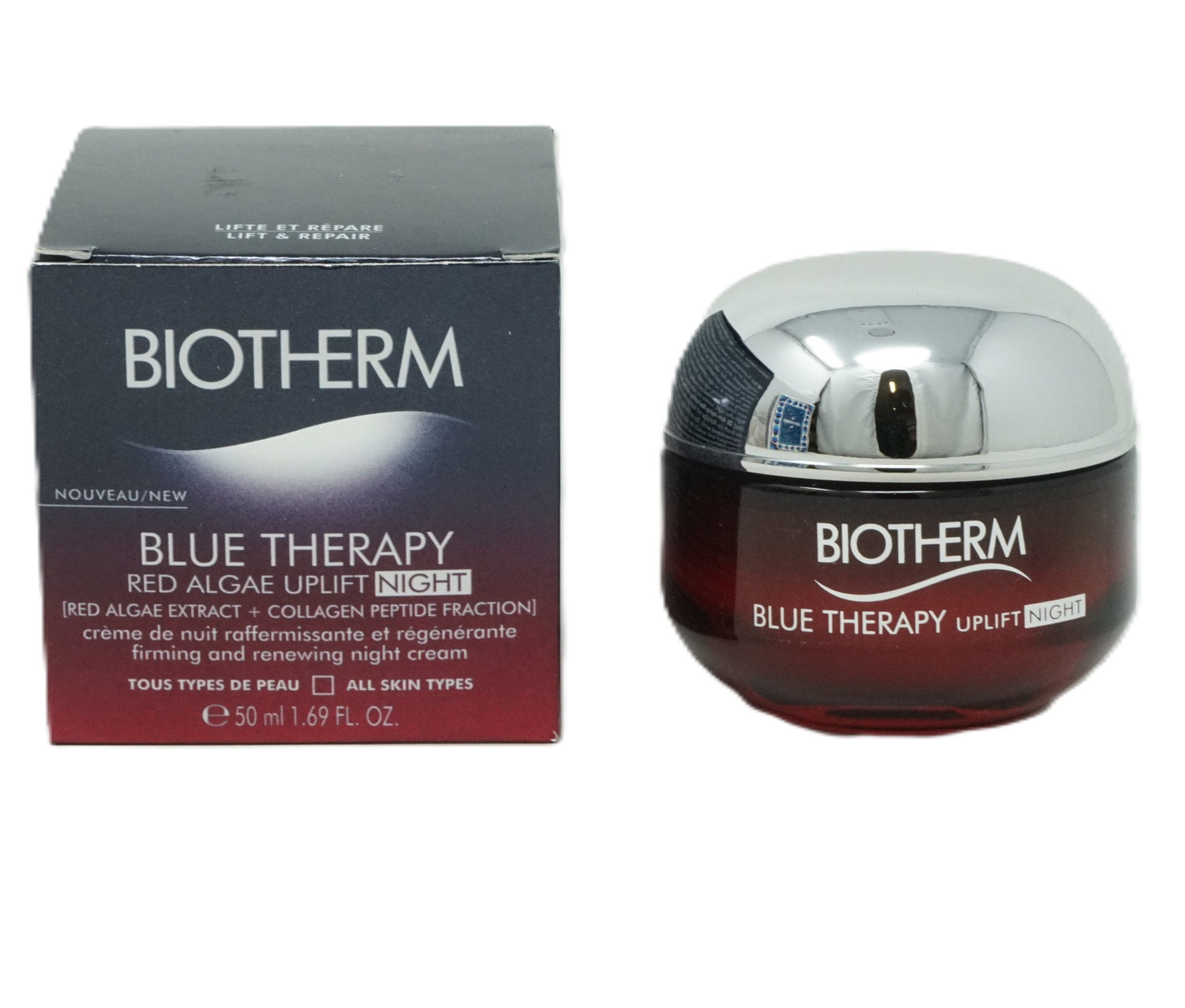 Gesichtspflege Biotherm Blue Therapy Red Algae Uplift Night 50ml