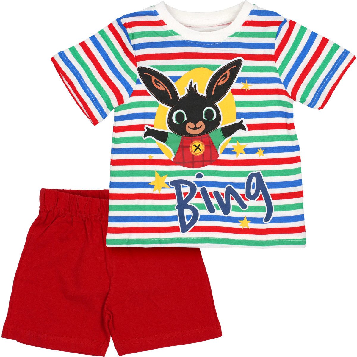 Bing Pyjama Streifen Unisex Kinder