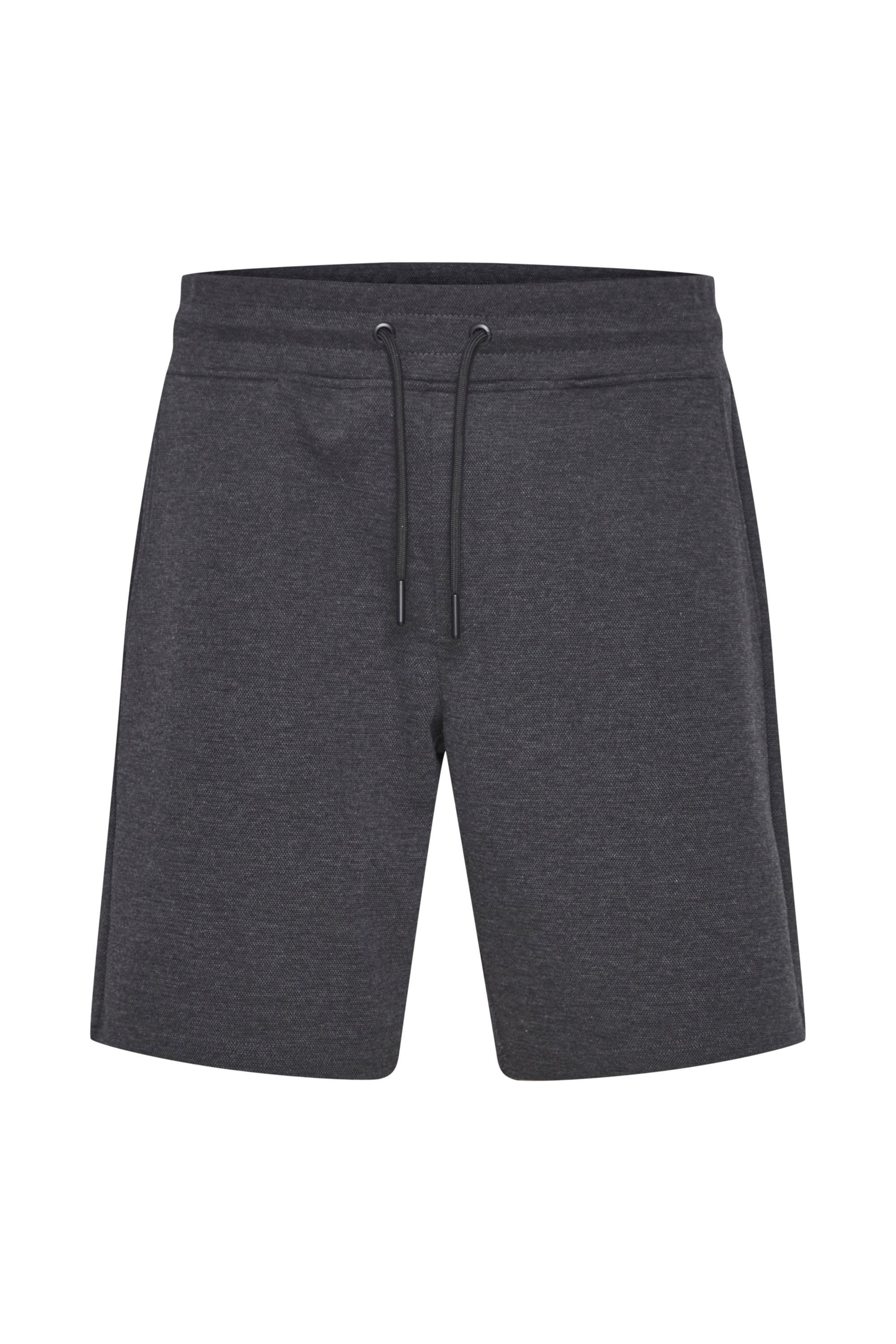 21301034-ME SDQuintin - Melange Dark !Solid Sweatshorts (1940071) Grey