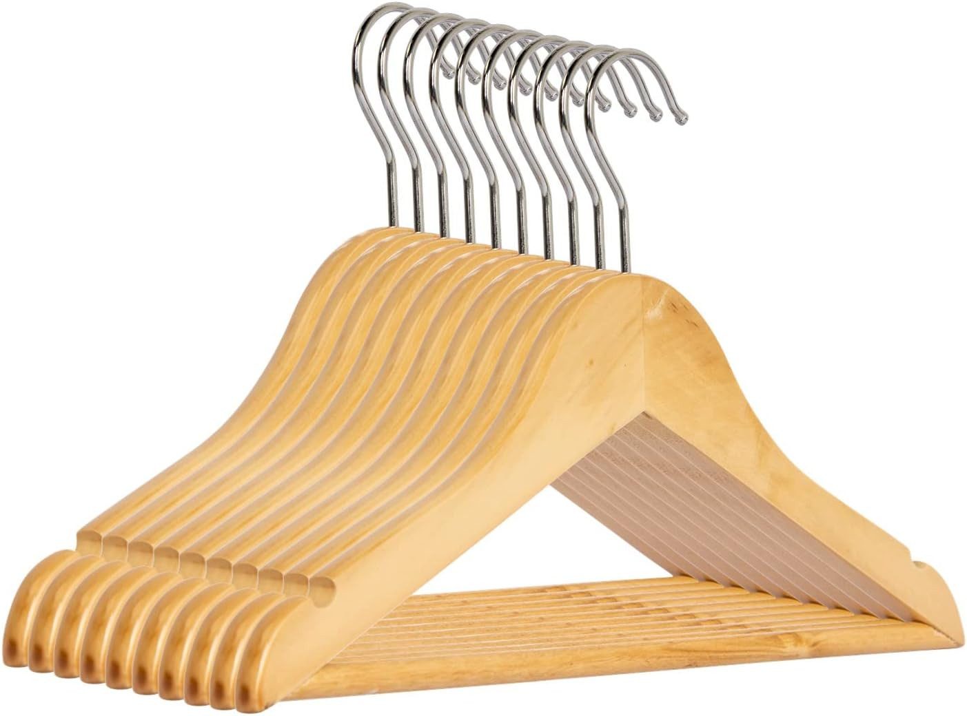 RSR Hangers Kleiderbügel Kinderbügel Kinder Kinderkleiderbügel Holz Natur 3 günstig online kaufen