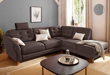 Home affaire Ecksofa Trondheim L-Form, mit Federkern