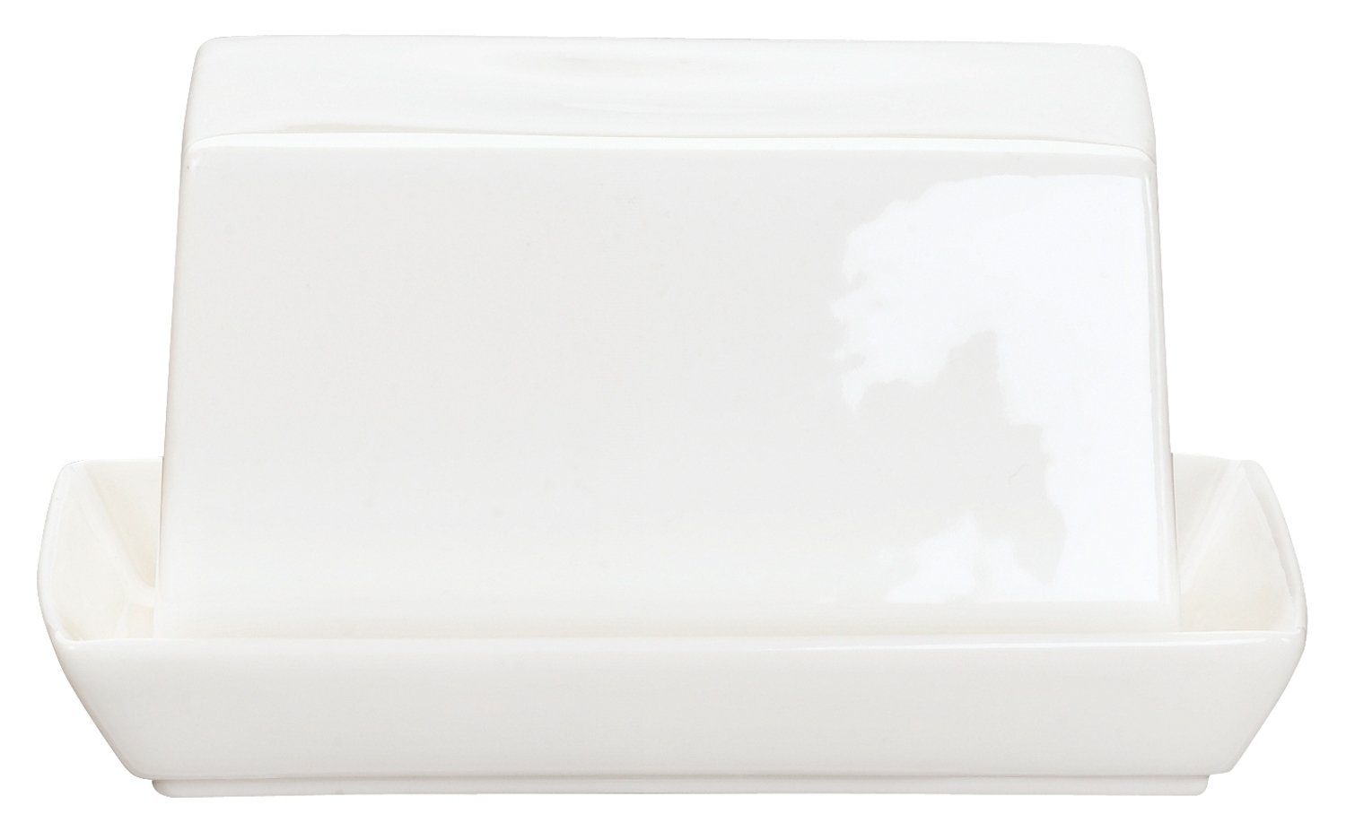 ASA SELECTION Butterdose A TABLE, Weiß, B 11 cm, Fine Bone China
