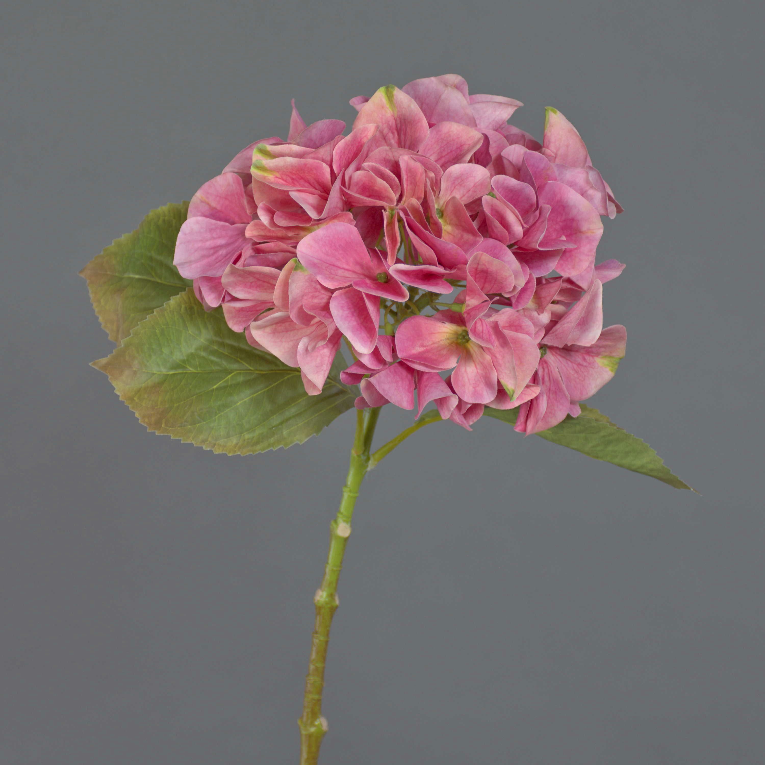 Kunstblume Textilblume Hortensie AMARILDO, pink, 45cm Hortensie, artplants, Höhe 50.0 cm