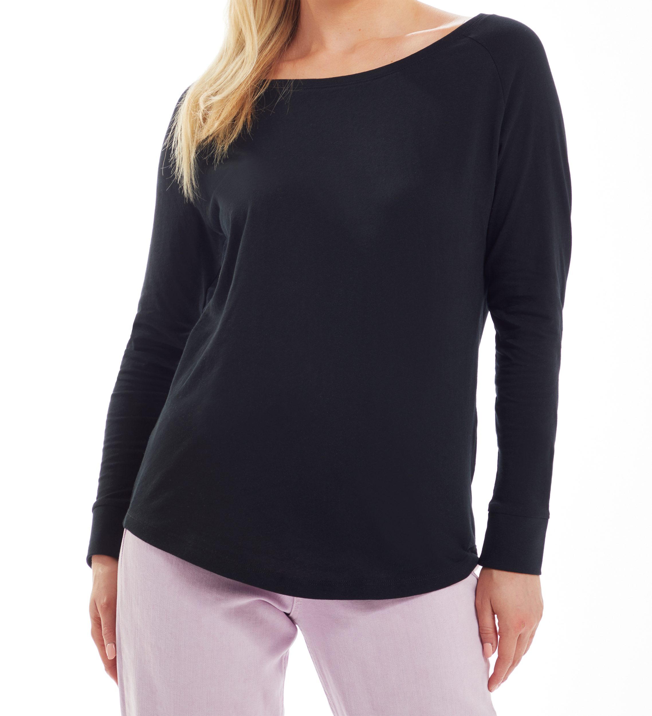Mantis Langarmshirt 1er/2er Pack Leichtes Damen Boat-Neck Langarm-Shirt für günstig online kaufen