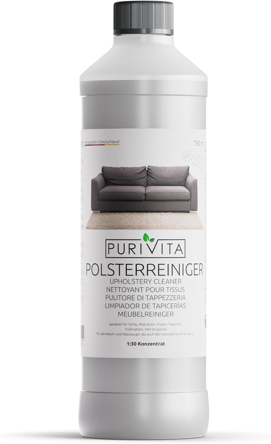Purivita PURIVITA® Очиститель обивки Konzentrat 1:30, 750ml Очиститель обивки