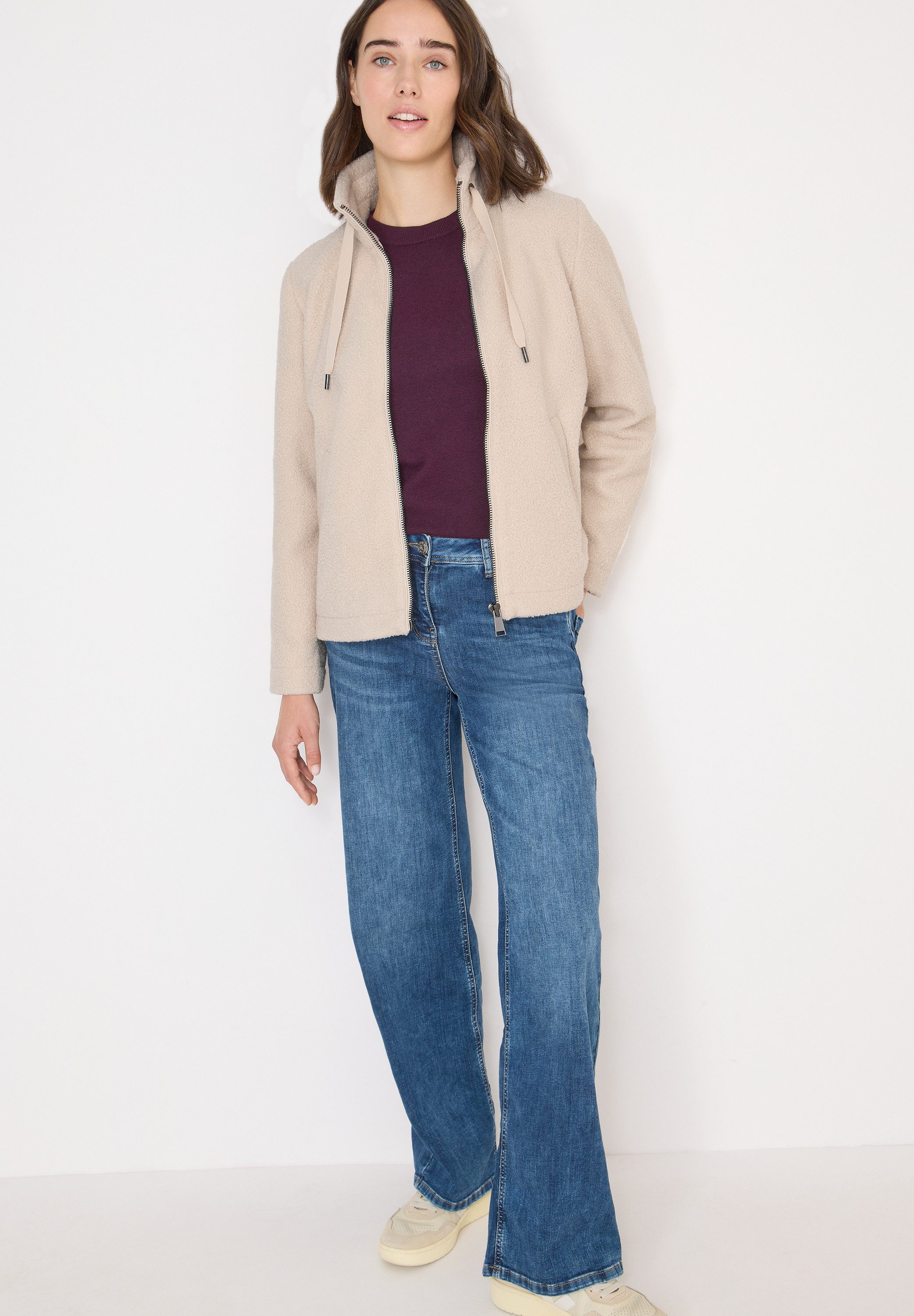 CECIL Kurzjacke in weicher Teddy-Qualität
