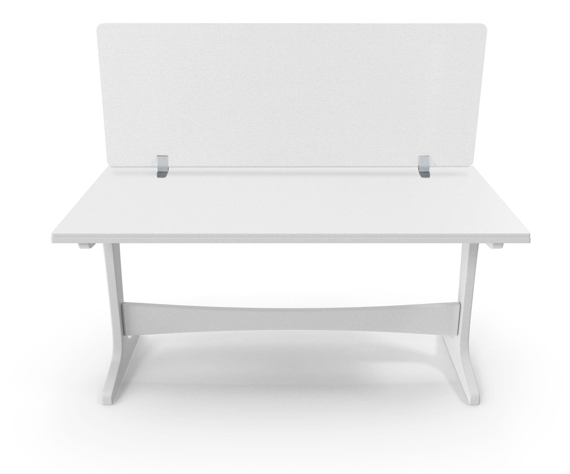 Standfüße Zubehör Tischtrennwand Metall DiviDesk-Elementen, oder Untergestell rutschfeste Pronomic - aus Stabile füße für - Große, für Trennwände, Standfläche Klemmfüße