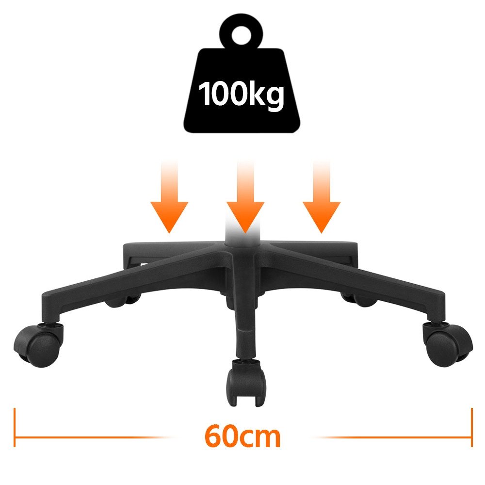 Yaheetech Drehstuhl (2 St), 360° drehbar, Wippfunktion, bis 125 kg belastbar
