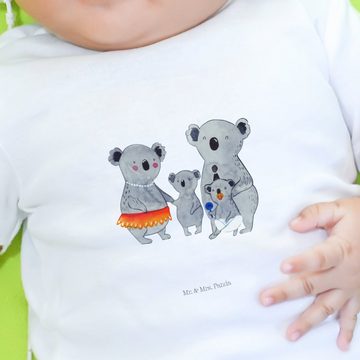 Mr. & Mrs. Panda Strampler Koala Familie - Weiß - Geschenk, Schwester, Bio, Kleidung, Longsleeve (1-tlg)