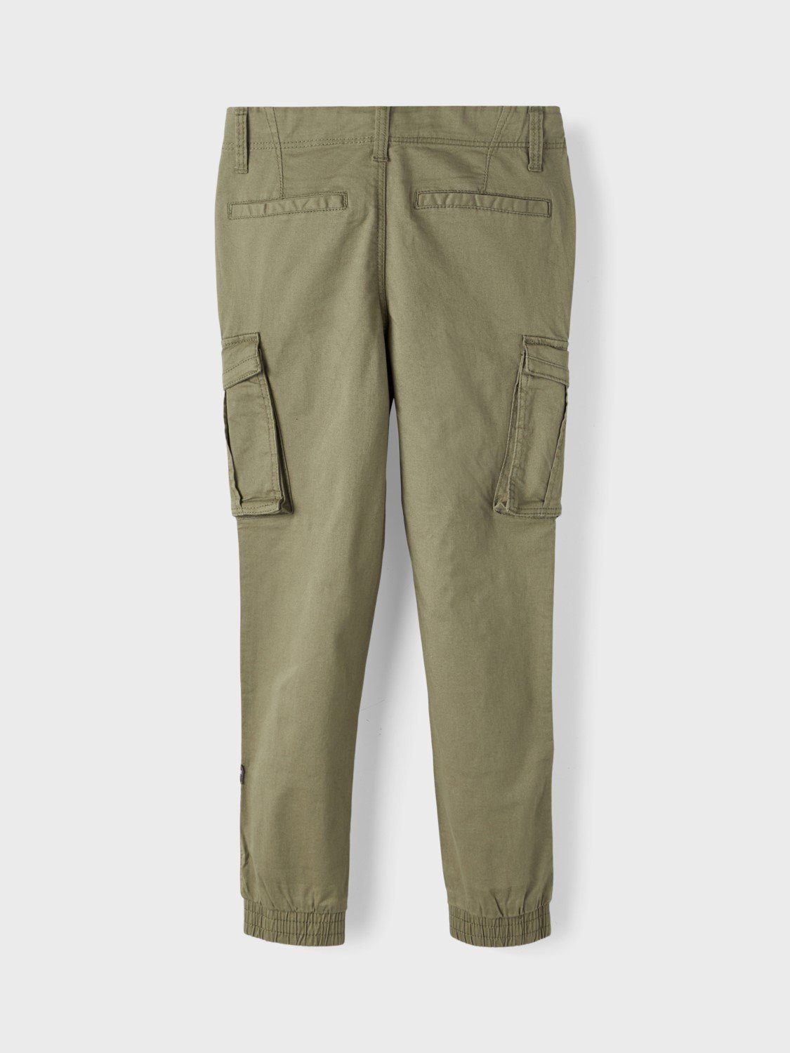 Name It Cargohose Cargo für Freizeithose NKMRYAN für Unisex Baumwolle Regular Fit unifarben elastisch Reißverschluss