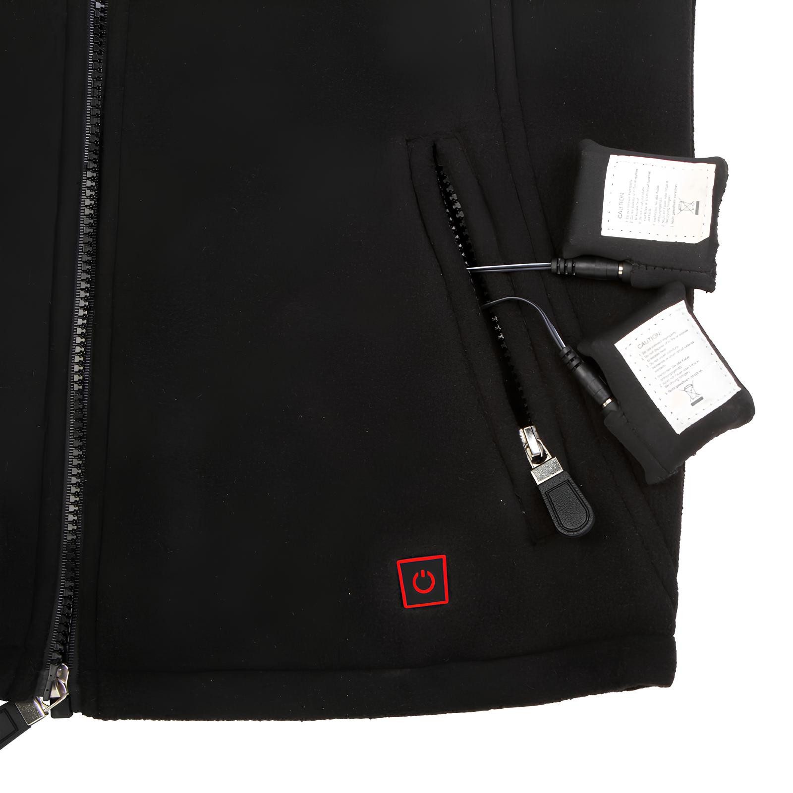 Thermo Fleecejacke Thermo Vest, Material Vliesstof - beheiztes Gilet günstig online kaufen