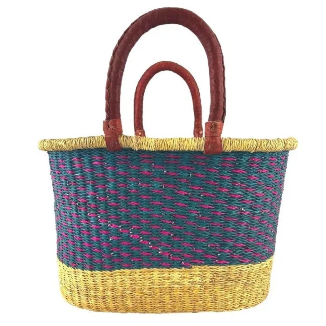 Korbtasche Bolga Korb - Yendi - Oval, Kunstvoll geflochtene Bolga Körbe – Charakterstücke voller Tradition