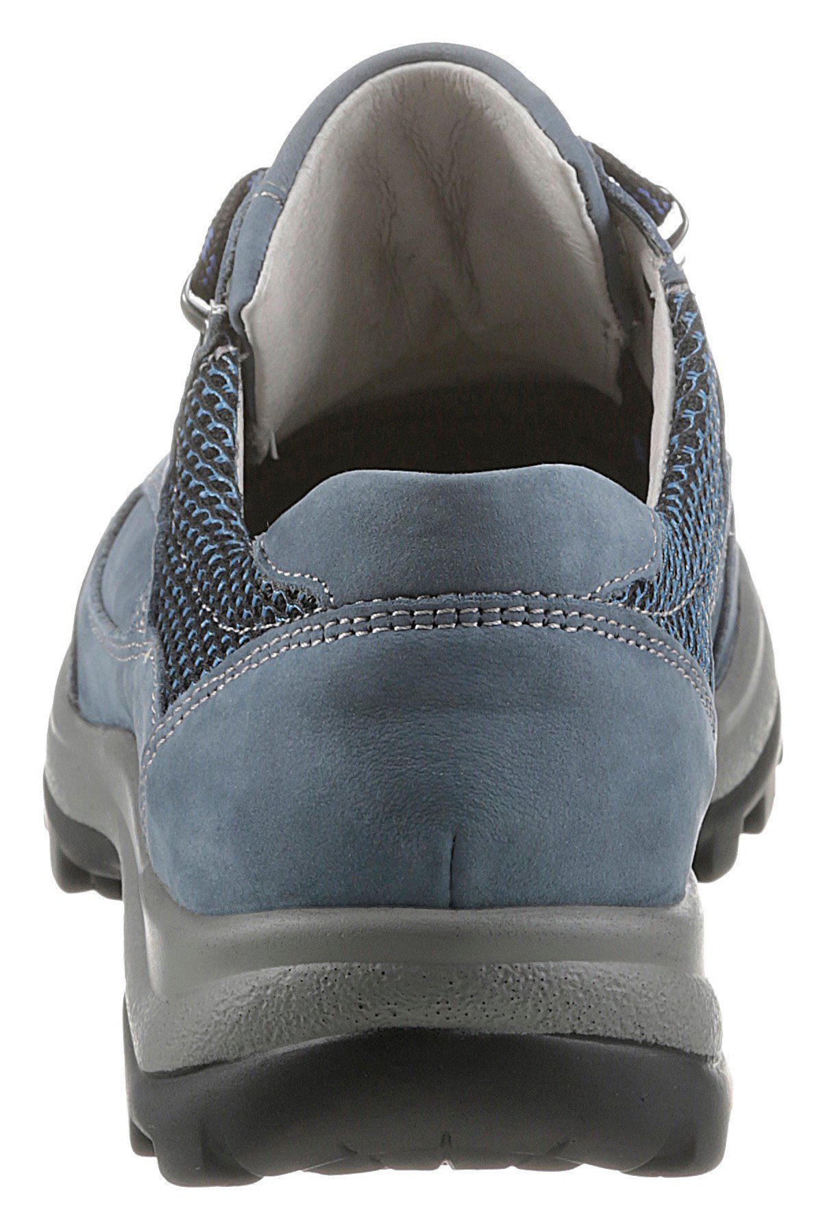 Schnürschuh mit herausnehmbarem jeansblau-kombiniert Waldläufer HOLLY Fußbett
