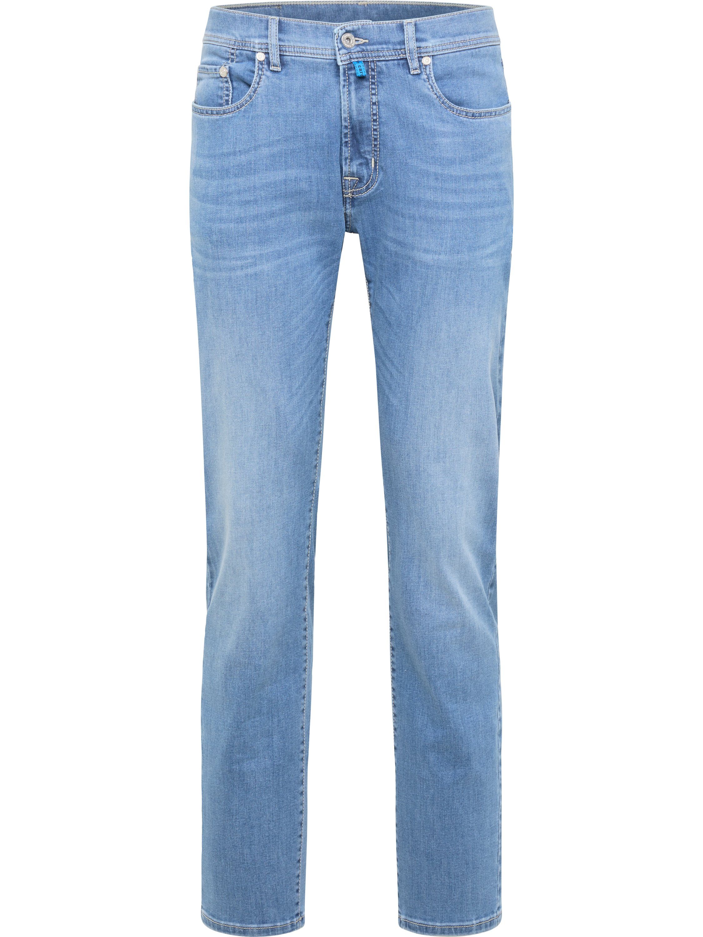 PIERRE LYON Konfektionsgröße/ - Pierre vintage soft Cardin CARDIN 7713.02 38915 5-Pocket-Jeans blue