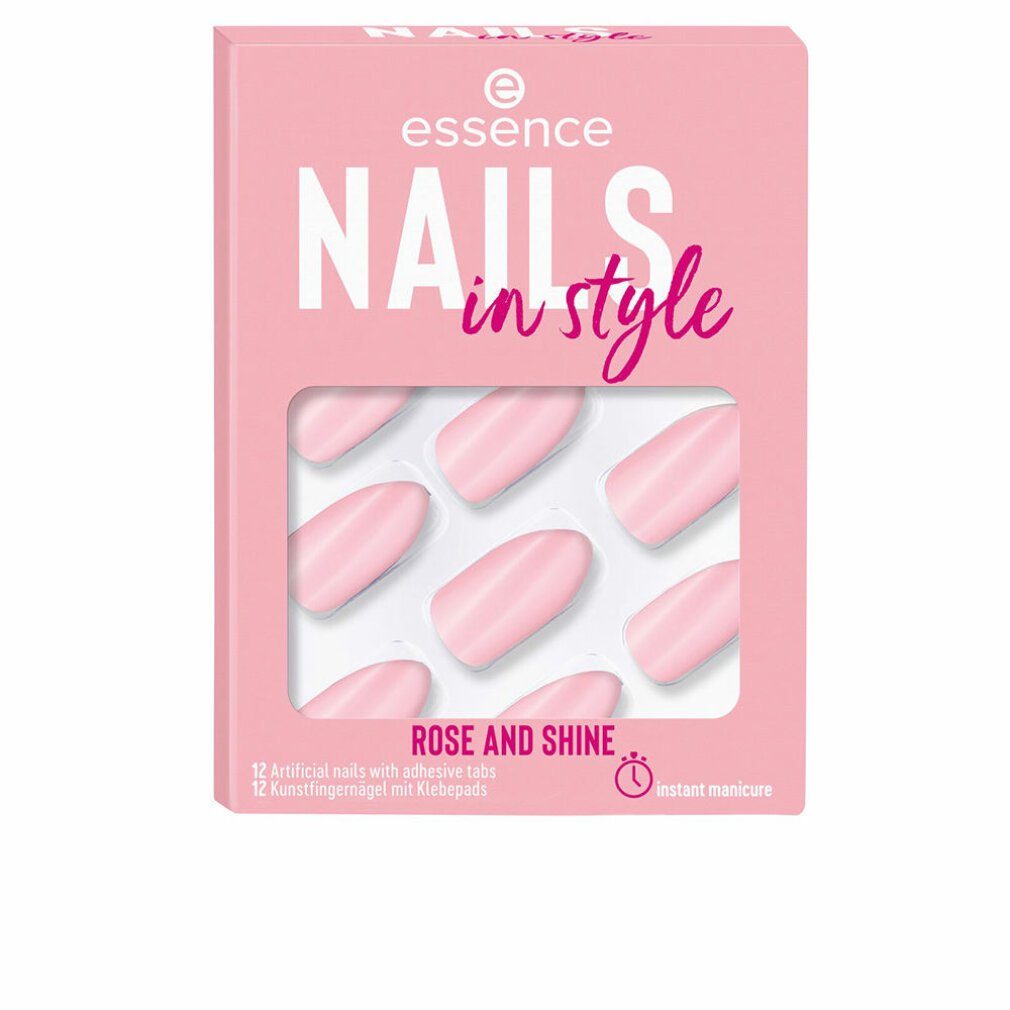 NAILS Essence Zubehör IN nails shine artificial 12 STYLE u Nageldesign and #14-rose