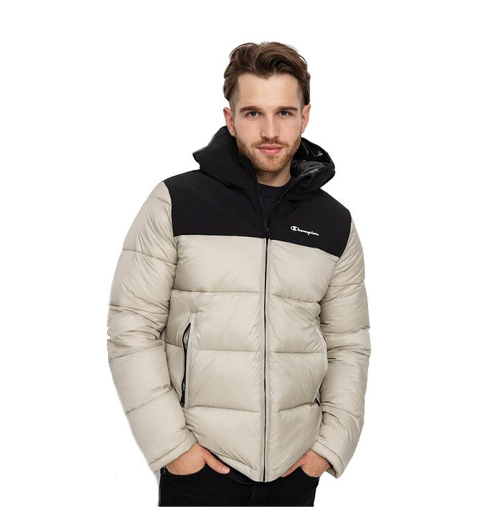 Champion Winterjacke mit Kapuze (Funktionswattierung, kleiner Logo-Schriftzug)