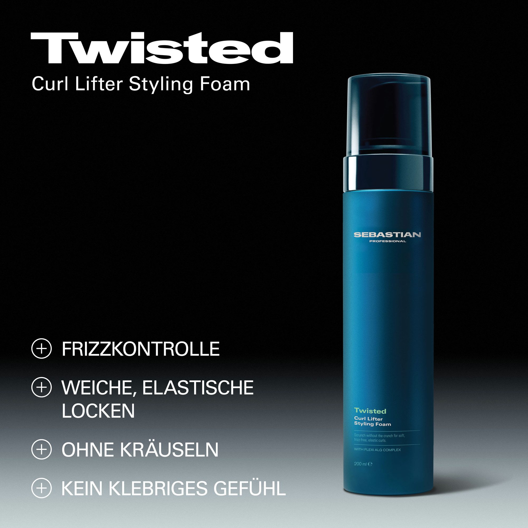 Sebastian Professional Haarfluid Twisted Foam, ein einzigartiges Designstück