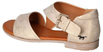 Mustang Shoes Sandale, Sommerschuh, Sandalette, Riemchensandale in asymmetrischer Optik