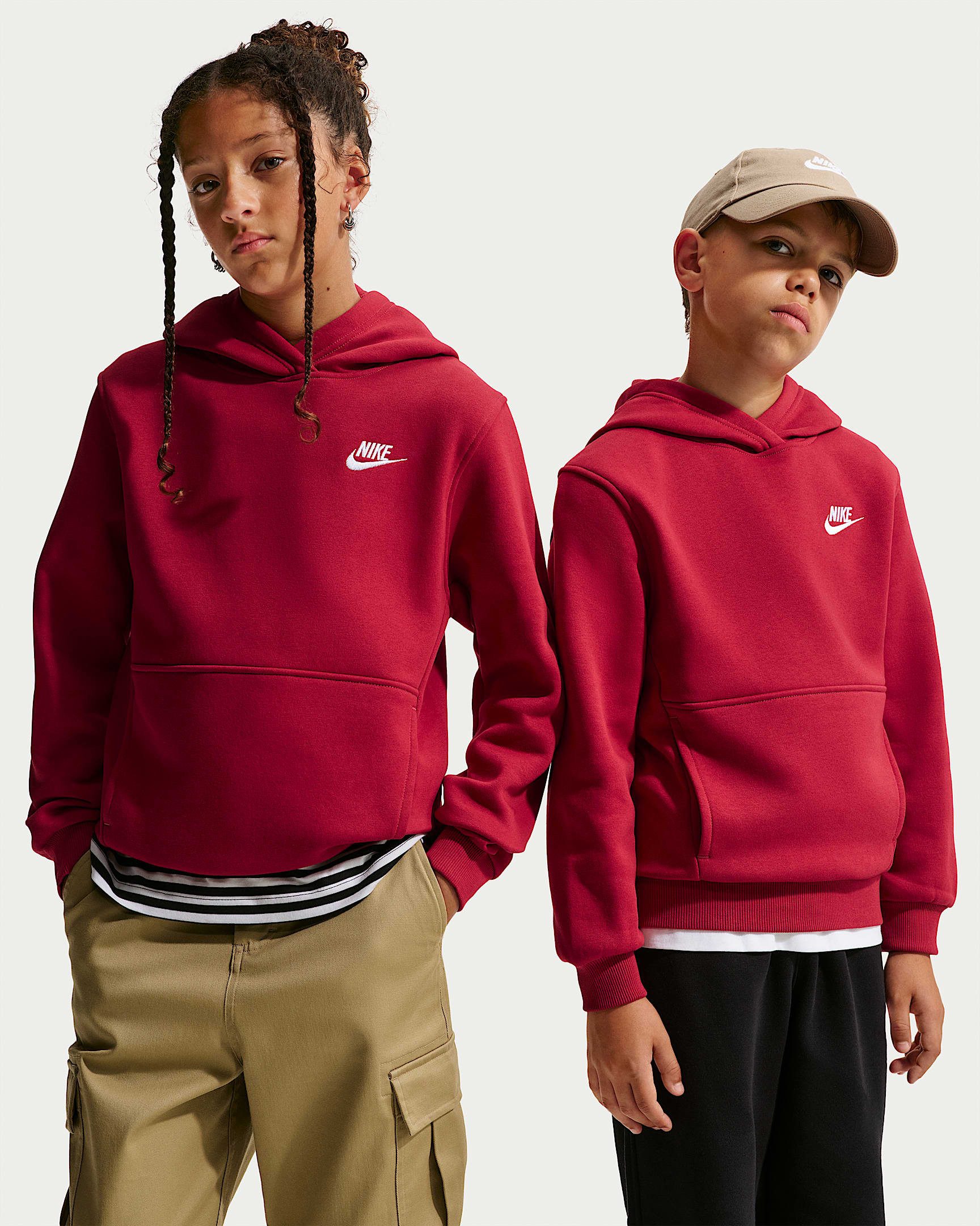Nike Sportswear Kapuzensweatshirt K NSW CLUB FLC HDY LBR Für Kinder und Jugendliche