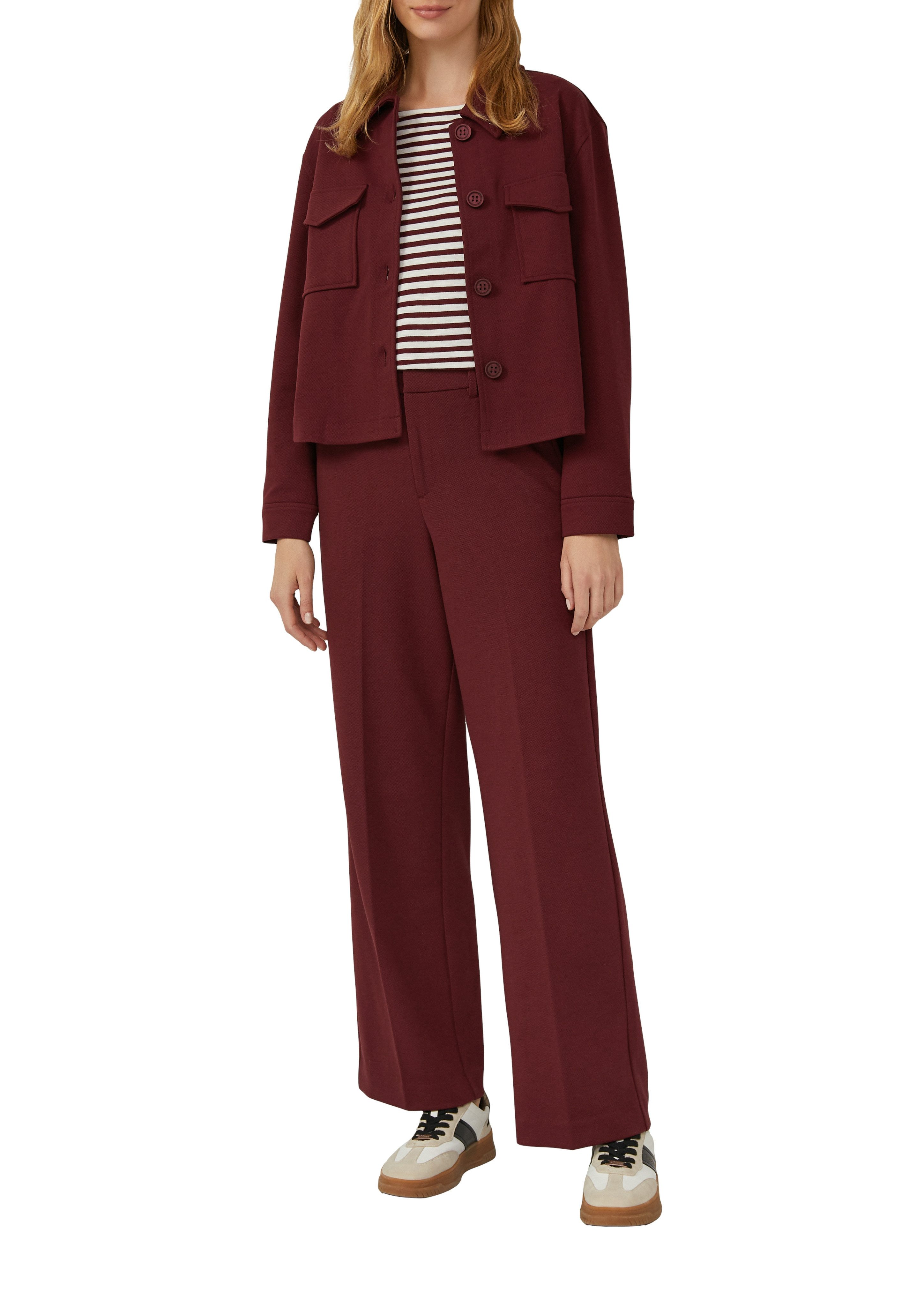 s.Oliver Jerseyhose aus Struktur-Jersey günstig online kaufen