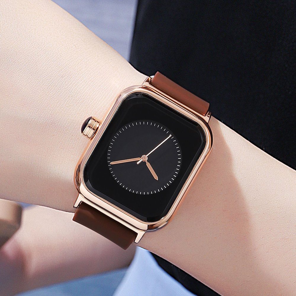 GelldG Quarzuhr Damen Uhren Frauen Armbanduhr Marke kreative Uhr Frauen